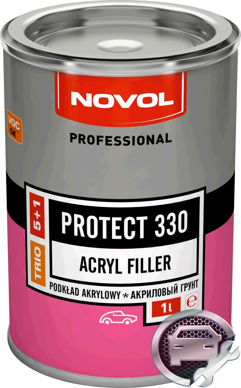PROTECT 330 Trio грунт акриловый серый 1 л